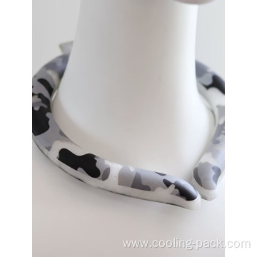 Cold neck cooling scarf